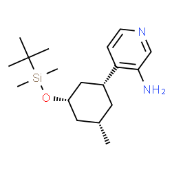 rel-4-[(1R,3S,5S)-3-[[(1,1-Dimethylethyl)dimethylsilyl]oxy]-5-methylcyclohexyl]-3-pyridinamine picture