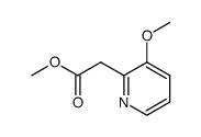 methyl 2-(3-methoxypyridin-2-yl)acetate Structure