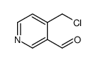 4-(chloromethyl)pyridine-3-carbaldehyde Structure