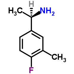 (1R)-1-(4-Fluoro-3-methylphenyl)ethanamine Structure