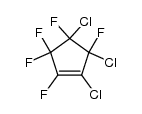 1,4,5-Trichloropentafluoro-1-cyclopentene结构式