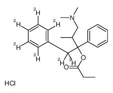 Propoxyphene-d7 Hydrochloride Salt结构式