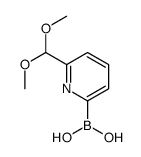 6-(Dimethoxymethyl)pyridin-2-ylboronic acid structure