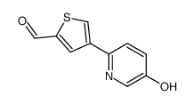 4-(5-hydroxypyridin-2-yl)thiophene-2-carbaldehyde Structure