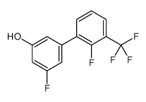 3-fluoro-5-[2-fluoro-3-(trifluoromethyl)phenyl]phenol Structure