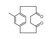 3,6-diketo-10-methyl[8]paracyclophane结构式