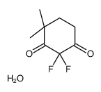 2,2-Difluoro-4,4-dimethyl-1,3-cyclohexanedione hydrate (1:1)结构式