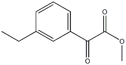 Methyl 3-ethylbenzoylformate结构式