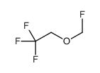 1,1,1-trifluoro-2-(fluoromethoxy)ethane Structure