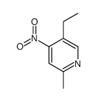 5-Ethyl-2-methyl-4-nitropyridine structure