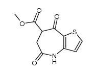 5,6,7,8-Tetrahydro-5,8-dioxo-4H-thieno[3,2-b]azepin-7-carbonsaeuremethylester Structure