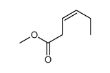 methyl (E)-3-hexenoate Structure