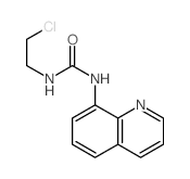 1-(2-Chloroethyl)-3-(8-quinolinyl)urea结构式