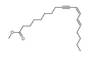 methyl (11Z,13E)-11,13-octadecadien-9-ynoate Structure