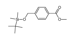 4-(tert-butyldimethylsilyloxymethyl)benzoic acid methyl ester Structure