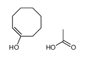 1-Cycloocten-1-ol 1-Acetate结构式