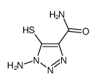 1H-1,2,3-Triazole-4-carboxamide,1-amino-5-mercapto-(9CI) structure