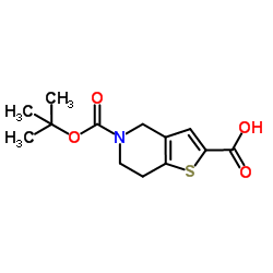 5-(tert-Butoxycarbonyl)-4,5,6,7-tetrahydrothieno[3,2-c]pyridine-2-carboxylic acid picture