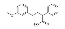 2-phenyl-4-(3-methoxyphenyl)butyric acid结构式