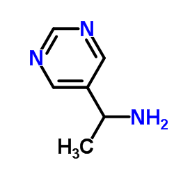 1-(嘧啶-5-基)乙胺结构式