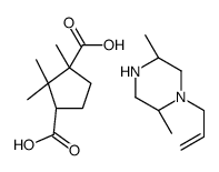 (+)-(2S, 5R)-1-ALLYL-2,5-DIMETHYLPIPERAZINE, (+)-CAMPHORIC ACID SALT Structure