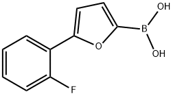 5-(2-Fluorophenyl)furan-2-boronic acid structure