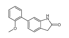 6-(2-methoxy-phenyl)-2-oxo-1,2-dihydro-indole Structure