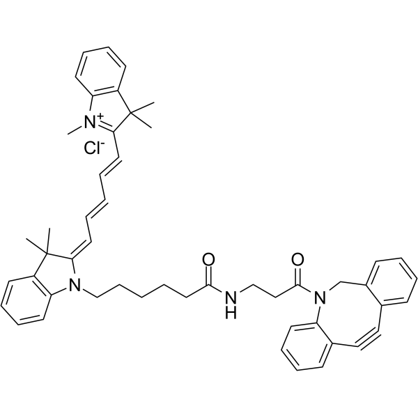 Cy5 DBCO chloride structure