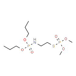 Phosphorothioic acid S-[2-(dipropoxyphosphinylamino)ethyl]O,O-dimethyl ester picture