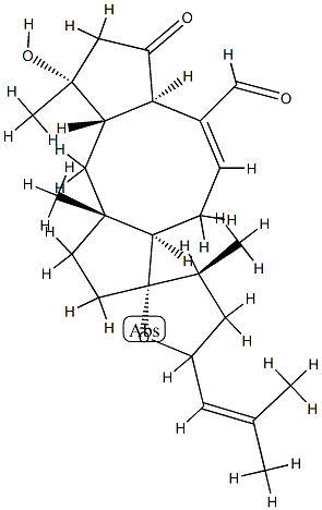 (6α)-14,18-Epoxy-3-hydroxy-5-oxoophiobola-7,19-dien-25-al picture