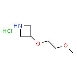 3-(2-methoxyethoxy)azetidine hydrochloride Structure