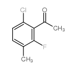 1-(6-chloro-2-fluoro-3-methylphenyl)ethanone structure