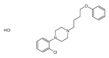 1-(2-chlorophenyl)-4-(4-phenoxybutyl)piperazine,hydrochloride结构式