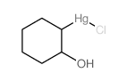 chloro-(2-hydroxycyclohexyl)mercury结构式