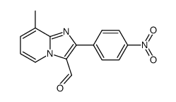 8-METHYL-2-(4-NITROPHENYL)IMIDAZO[1,2-A]PYRIDINE-3-CARBALDEHYDE structure