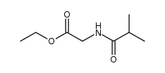 ethyl N-isobutyrylglycinate Structure