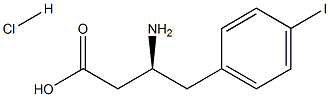 (S)-3-Amino-4-(4-iodophenyl)-butyric acid-HCl structure