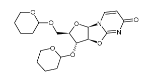 3',5'-di-O-(tetrahydropyran-2-yl)-2,2'-O-cyclouridine结构式