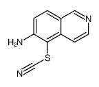 5-thiocyanato-isoquinolin-6-ylamine结构式