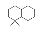 naphthalene, decahydro-1,1-dimethyl Structure