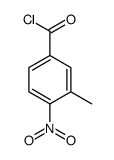 3-Methyl-4-nitrobenzoyl chloride Structure