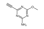 1,3,5-Triazin-2-amine,4-ethynyl-6-methoxy-(9CI)结构式