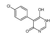 4(1H)-Pyrimidinone, 5-(4-chlorophenyl)-6-hydroxy- structure