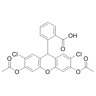 2-(3,6-二乙酰氧基-2,7-二氯-9H-氧杂蒽-9-基)苯甲酸图片