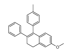 7-methoxy-4-(4-methylphenyl)-3-phenyl-1,2-dihydronaphthalene Structure