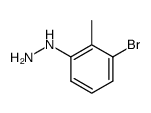 (3-bromo-2-methyl-phenyl)-hydrazine Structure