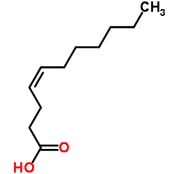 (4Z)-4-Undecenoic acid Structure