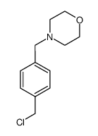 4-(4-Chloromethyl-benzyl)-morpholine结构式