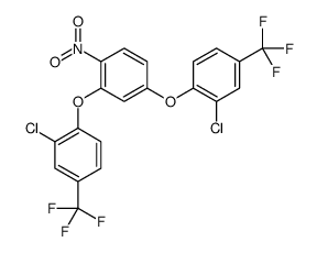 2,4-双(2-氯-4-(三氟甲基)苯氧基)-1-硝基苯结构式