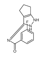 Benzamide, 3-fluoro-N-(1,4,5,6-tetrahydro-3-cyclopentapyrazolyl)- (9CI) structure